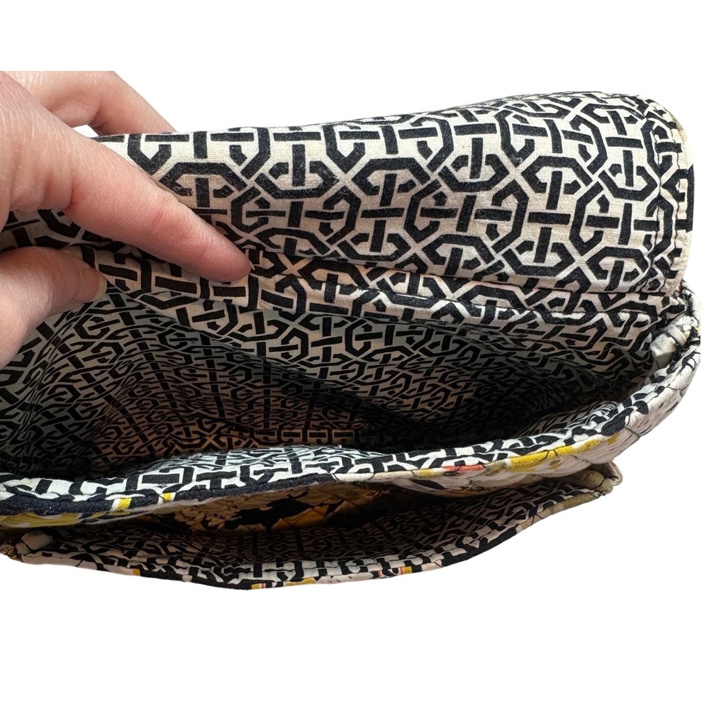 Vera Bradley Dogwood Quilted Crossbody Bag‎ w/ Matching Small Wallet Retired - Picture 7 of 11